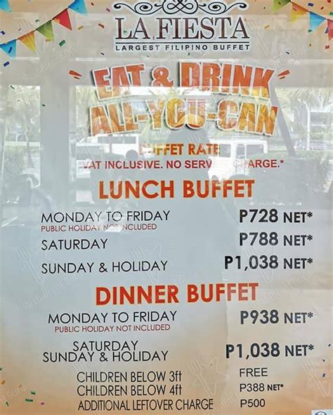 pasay buffet|La Fiesta Largest Filipino Buffet, Pasay .